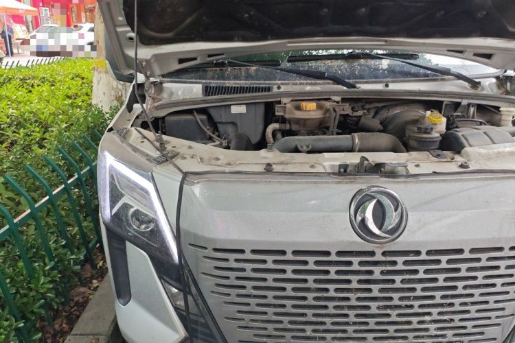 Used Dongfeng Yufeng 2023 V9+ 2.3T Manual Rear-Drive Cargo Van with Dual Rear Tires 3-Seater Engine Bay Right