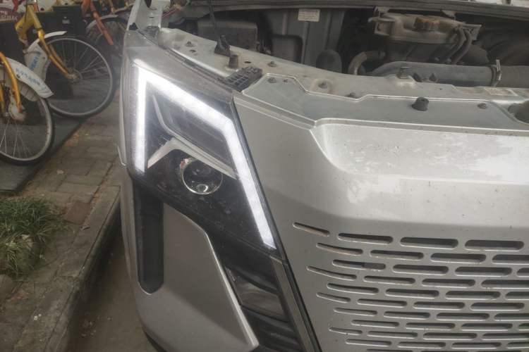 Used Dongfeng Yufeng 2023 V9+ 2.3T Manual Rear-Drive Cargo Van with Dual Rear Tires 3-Seater Right Front Headlight