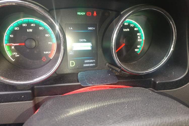 Used Dongfeng Yufeng EM26 2023 Standard Edition 41.472 kWh Henan Lithium Power Odometer Close Up