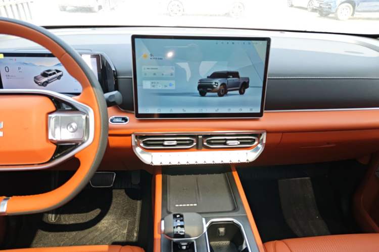 Used Dongfeng Zhengzhou Nissan Z9 2025 GT 2.3T Automatic Diesel 4x4 Smart Edition Audio And AC Panel