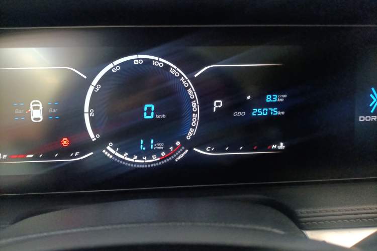 Used DORCEN G60S 2019 1.5T Automatic YueXiang Model China VI Standard Odometer Close Up