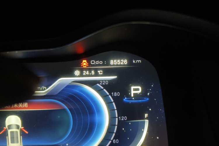 Used DORCEN G70s 2019 2.0T Automatic Flagship Model Odometer Close Up