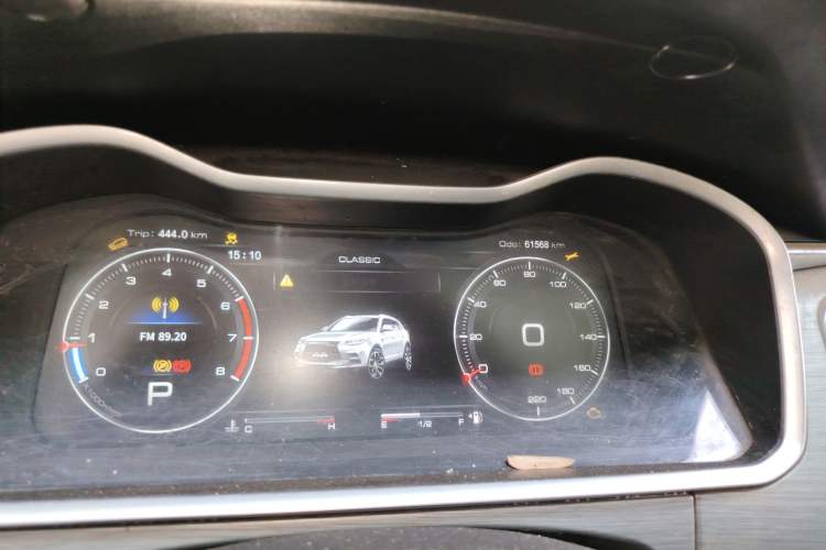 Used DORCEN G70s 2019 2.0T Automatic Prestige Edition Odometer Close Up