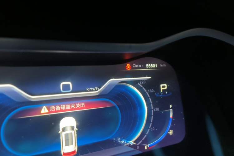 Used DORCEN G70s 2019 2.0T Automatic Supreme Edition Odometer Close Up
