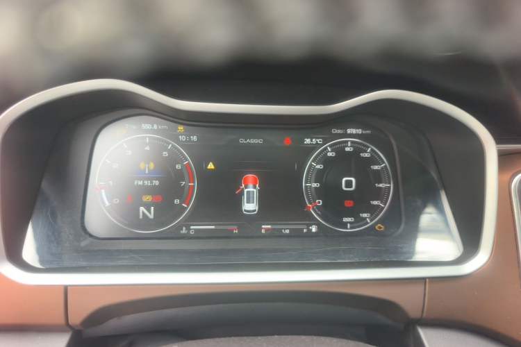 Used DORCEN G70s 2019 2.0T Automatic Flagship Model Odometer Close Up