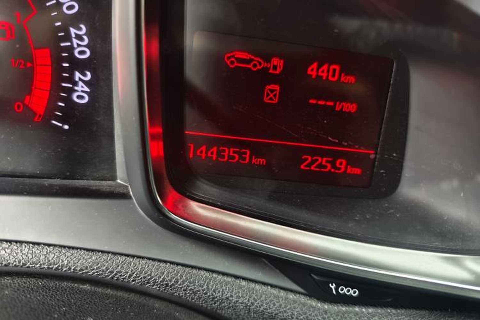 Used DS 4S 2016 1.6T Automatic Smart Edition THP160 Odometer Close Up