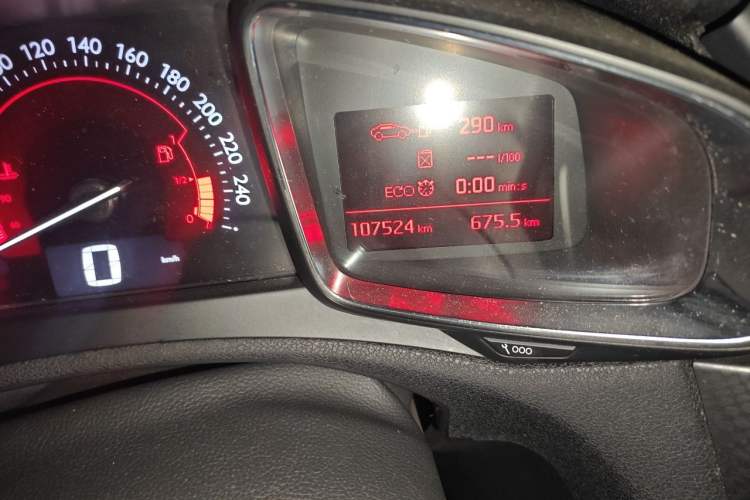 Used DS 4S 2016 1.6T Automatic Ruidong Version THP160 Odometer Close Up