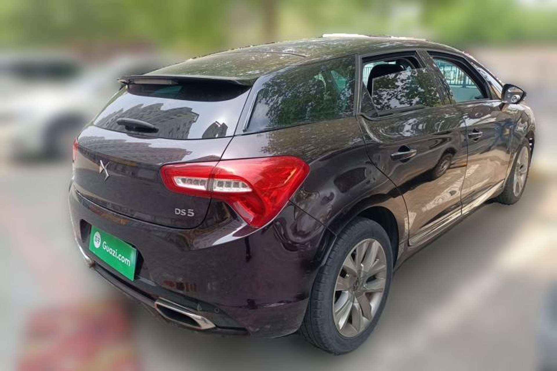 Used DS 5 2013 1.6T Luxury Edition THP160 Rear Right 45 Deg