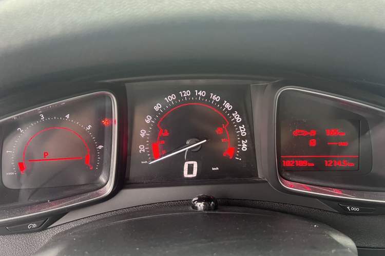 Used DS 5 2013 1.6T Elegant Edition THP160 Odometer Close Up
