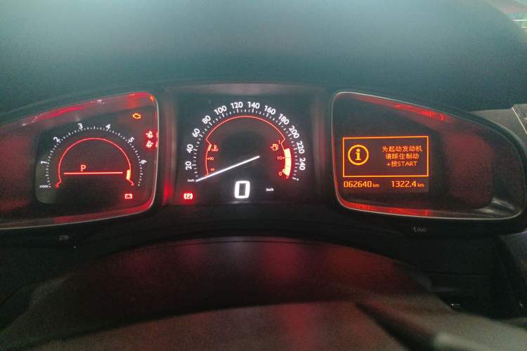 Used DS 5 2013 1.6T Elegant Edition THP160 Odometer Close Up