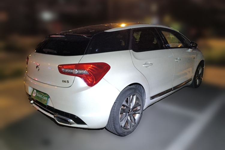 Used DS 5 2013 1.6T Luxury Edition THP160 Rear Right 45 Deg