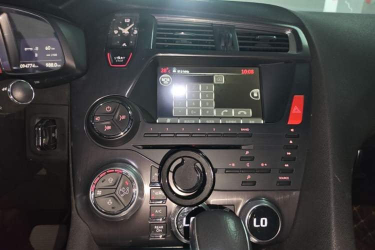 Used DS 5 2014 1.6T Luxury Edition THP160 Audio And AC Panel