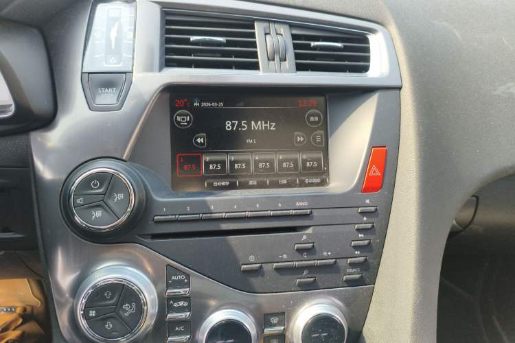 Used DS 5 2015 1.6T Luxury Edition THP160 Audio And AC Panel