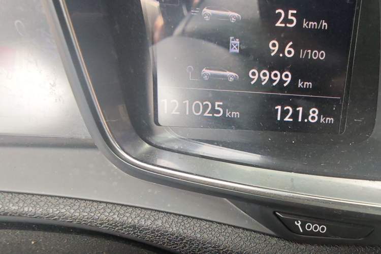 Used DS 5LS 2014 1.6T Luxury Edition THP160 Odometer Close Up