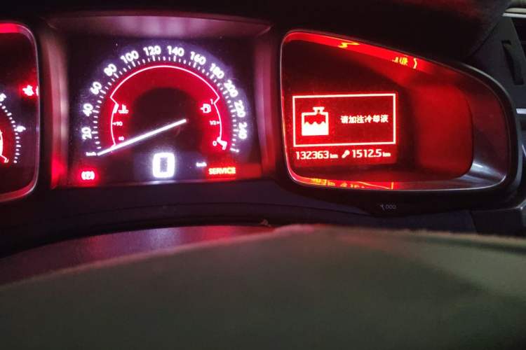 Used DS 5LS 2014 1.6T Elegant Version THP160 Odometer Close Up