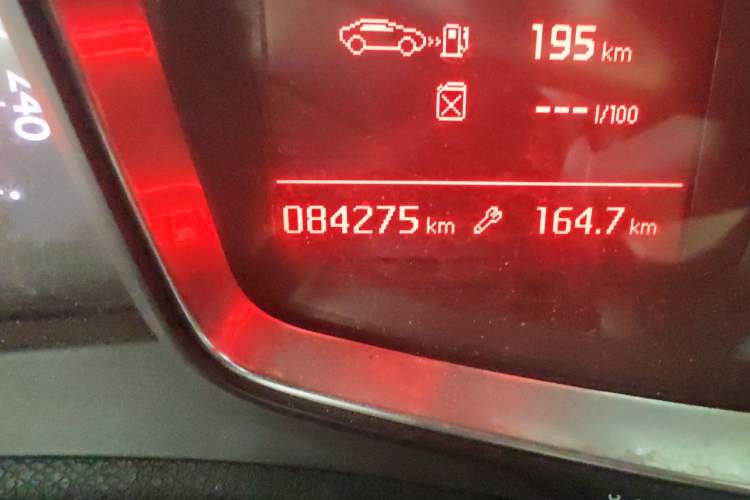 Used DS 5LS 2015 1.6T Elegant Edition THP160 Odometer Close Up