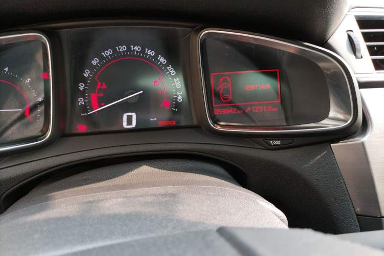 Used DS 5LS 2015 1.6T Elegant Edition THP160 Odometer Close Up