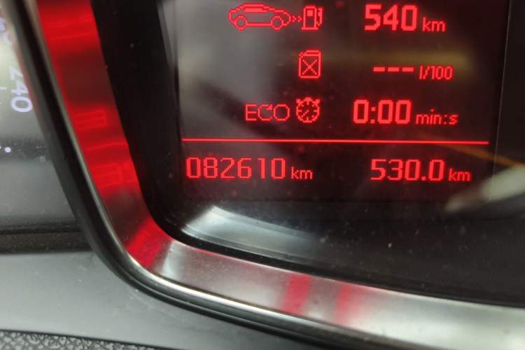 Used DS 5LS 2016 1.6T Style Edition THP160 Odometer Close Up