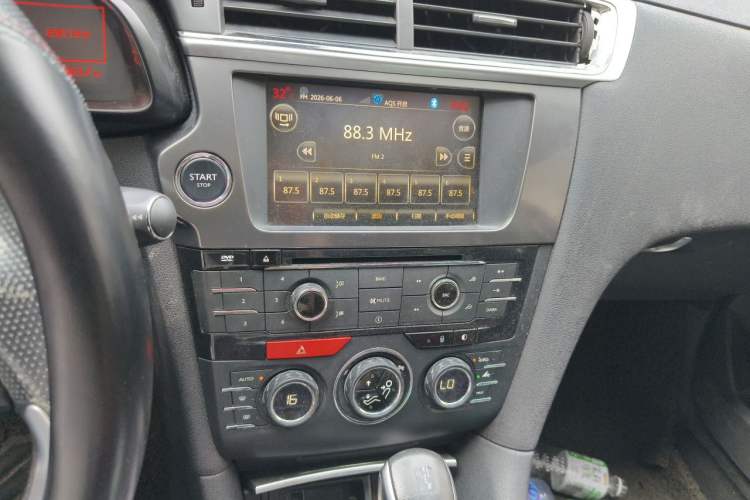 Used DS 6 2014 1.6T Luxury Edition THP160 Audio And AC Panel