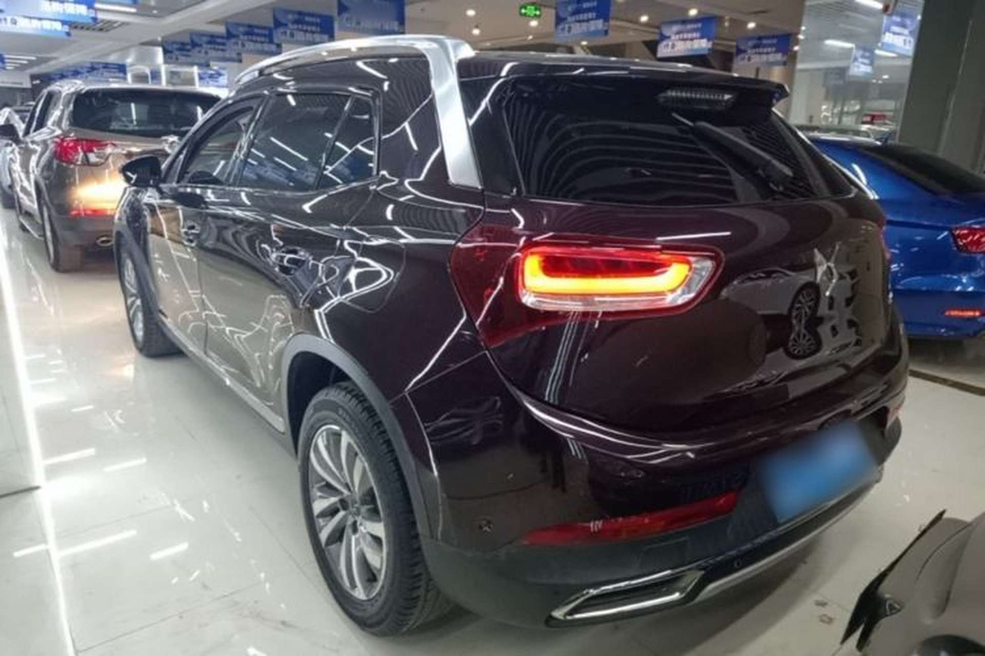 Used DS 6 2014 1.6T Luxury Edition THP200 Rear Left 45 Deg