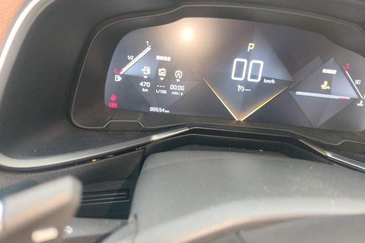 Used DS 7 2018 45THP Rivoli Prestige Edition Odometer Close Up