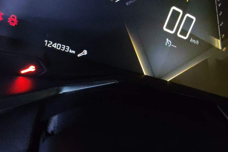 Used DS 7 2018 45THP Rivoli Prestige Edition Odometer Close Up