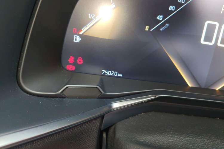 Used DS 7 2018 45THP Rivoli Prestige Edition Odometer Close Up