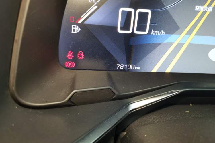 Used DS 7 2018 45THP Rivoli Prestige Edition Odometer Close Up