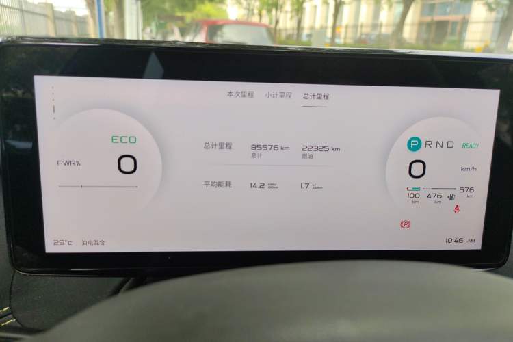 Used ENOVATE ME5 2021 1012 Odometer Close Up