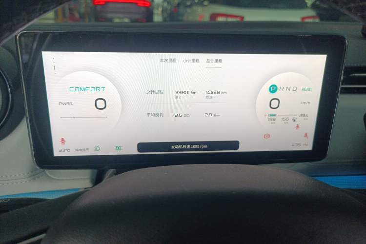 Used ENOVATE ME5 2021 1012 Odometer Close Up