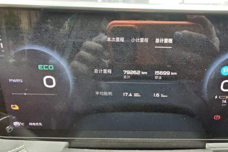 Used ENOVATE ME5 2021 1012 Odometer Close Up