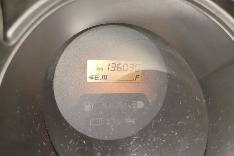 Used Everus S1 2011 1.3L Manual Comfort Edition Odometer Close Up