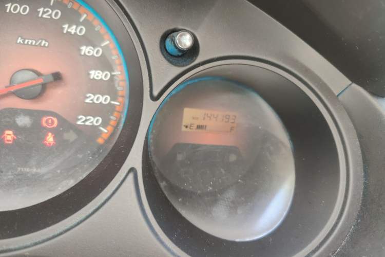 Used Everus S1 2012 1.3L Automatic Comfort Edition Odometer Close Up
