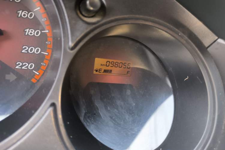 Used Everus S1 2012 1.3L Automatic Comfort Edition Odometer Close Up