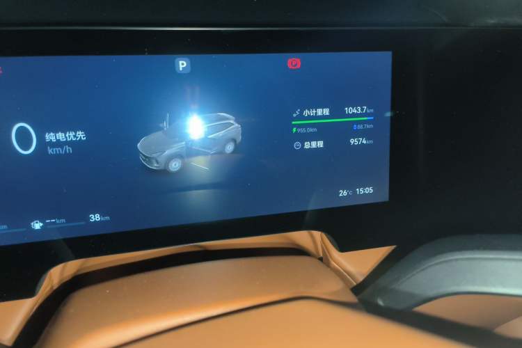 Used EXEED ET5 2026 210 LiDAR Smart Luxury Edition Odometer Close Up
