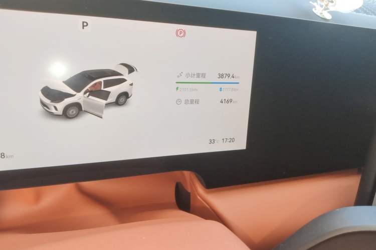 Used EXEED ET5 2026 210 LiDAR Smart Luxury Edition Odometer Close Up