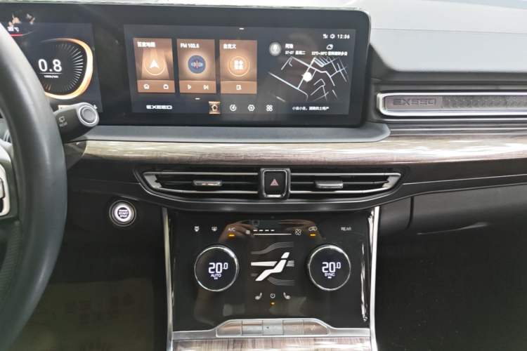 Used EXEED Lanyue 2021 390T Four-Wheel Drive Starry Edition Audio And AC Panel