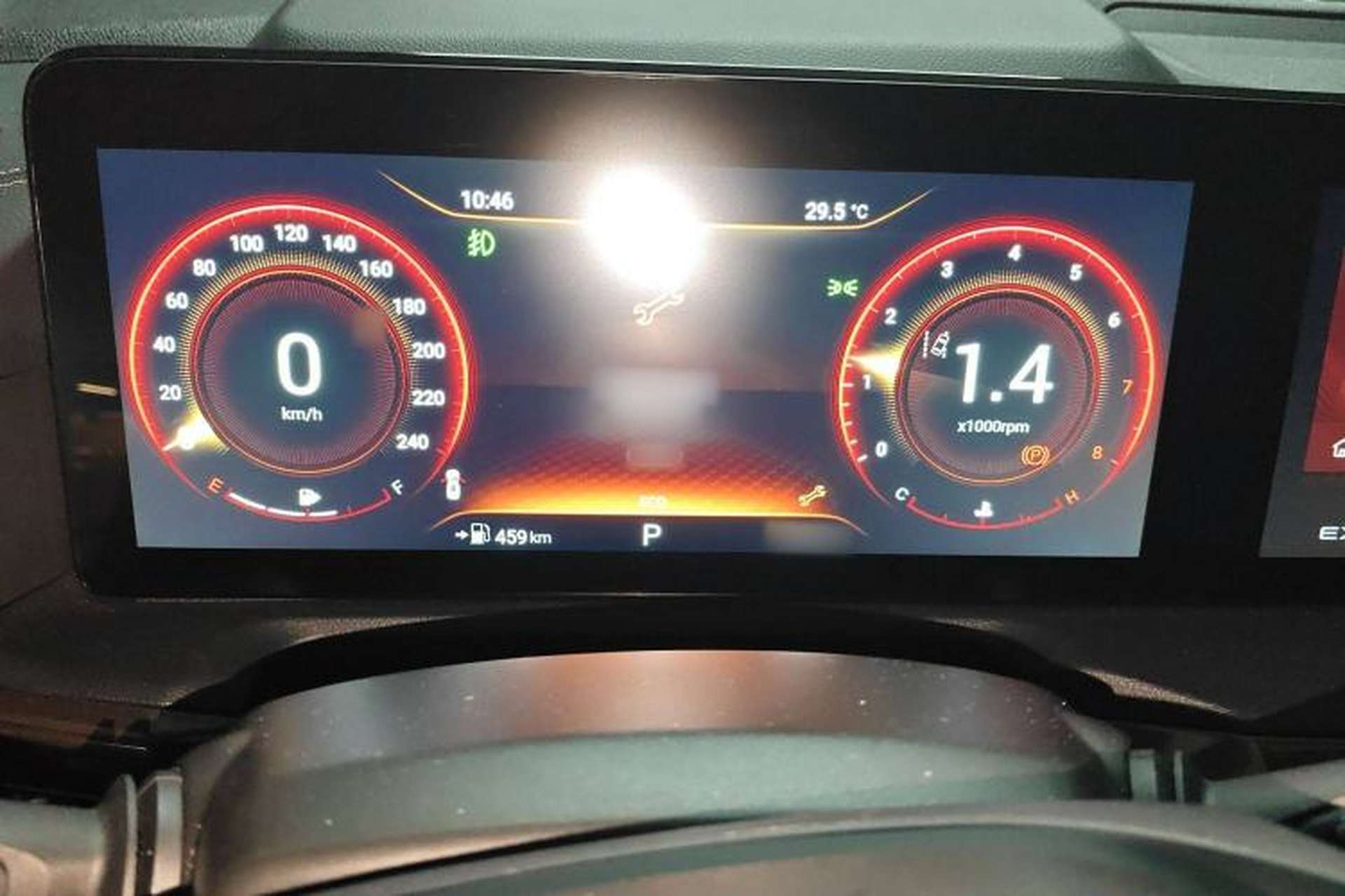 Used EXEED Lanyue 2021 400T Two-Wheel Drive Starlight Pro Edition 7-Seater Instrument Cluster