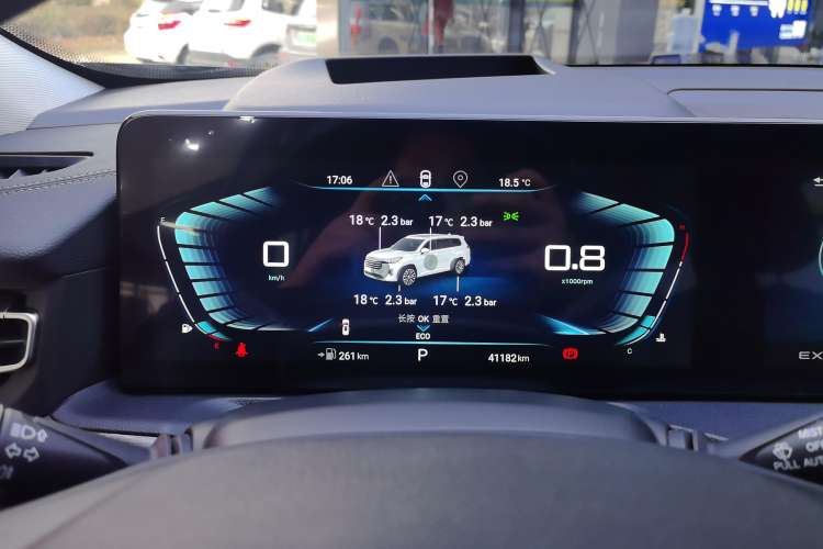 Used EXEED Lanyue 2021 400T Two-Wheel Drive Starlight Pro Edition 7-Seater Instrument Cluster