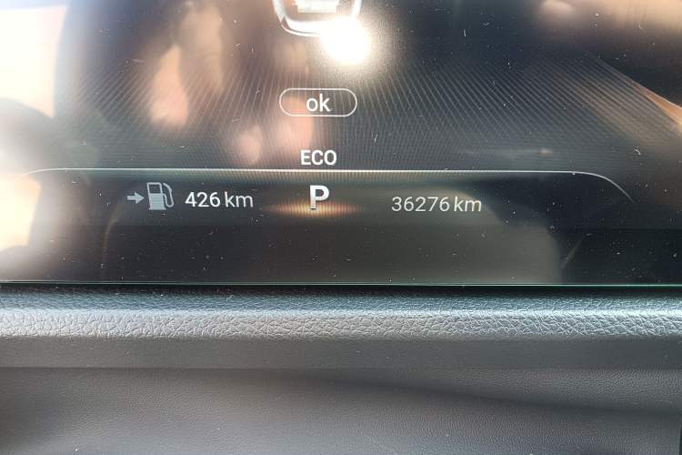 Used EXEED Lanyue 2021 400T Two-Wheel Drive Starlight Pro Edition 7-Seater Odometer Close Up