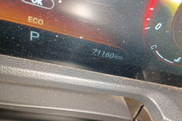 Used EXEED Lanyue 2021 390T Two-Wheel Drive Starry Edition Odometer Close Up