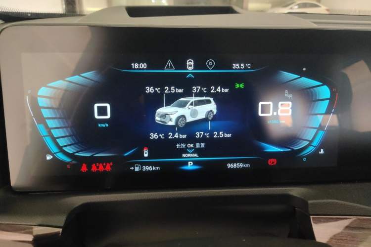 Used EXEED Lanyue 2021 390T Two-Wheel Drive StarRui Edition Instrument Cluster