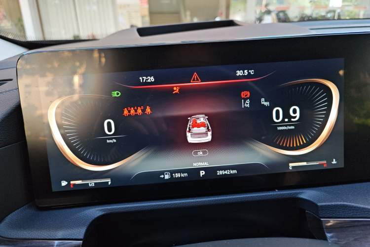 Used EXEED Lanyue 2021 390T Four-Wheel Drive Star Prestige Long-Range Version Instrument Cluster