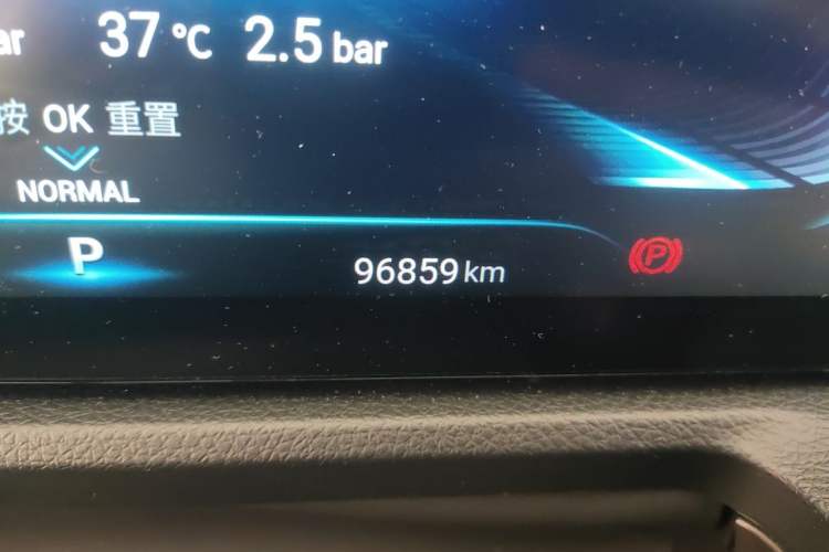 Used EXEED Lanyue 2021 390T Two-Wheel Drive StarRui Edition Odometer Close Up