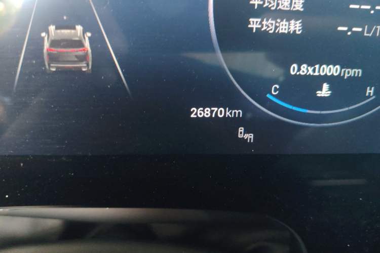 Used EXEED Lanyue 2023 400T Four-Wheel Drive Star Prestige Edition 6 Seats Odometer Close Up