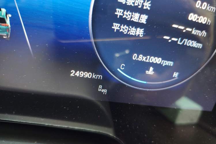 Used EXEED Lanyue 2023 400T Four-Wheel Drive Star Prestige Edition 6 Seats Odometer Close Up