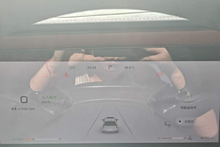 Used EXEED Lanyue 2026 400T Four-Wheel-Drive Flying Fish Edition 6-Seater Odometer Close Up