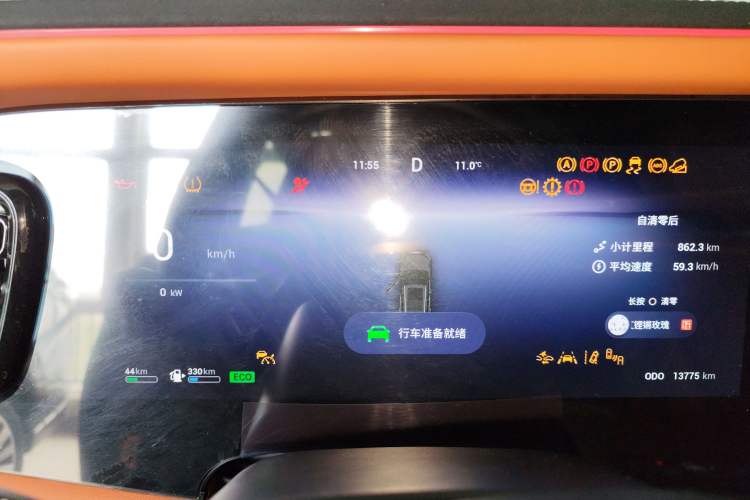 Used EXEED Lanyue C-DM 2025 180 Ultra-Long Range Ultra All-Wheel Drive 6-Seater Instrument Cluster