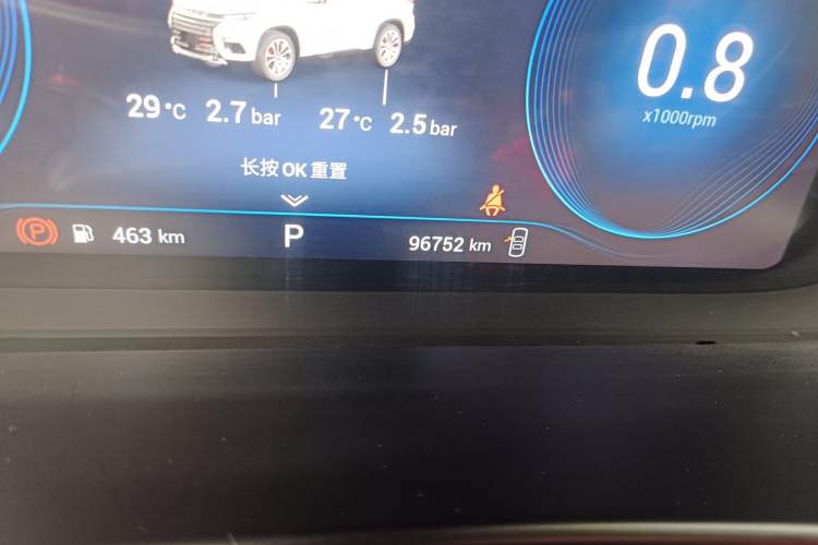Used EXEED Lingyun 2019 1.6T Two-Wheel Drive Diamond Edition Odometer Close Up