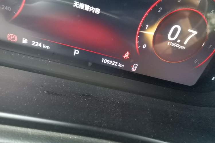 Used EXEED Lingyun 2019 1.6T Two-Wheel Drive Diamond Edition Odometer Close Up